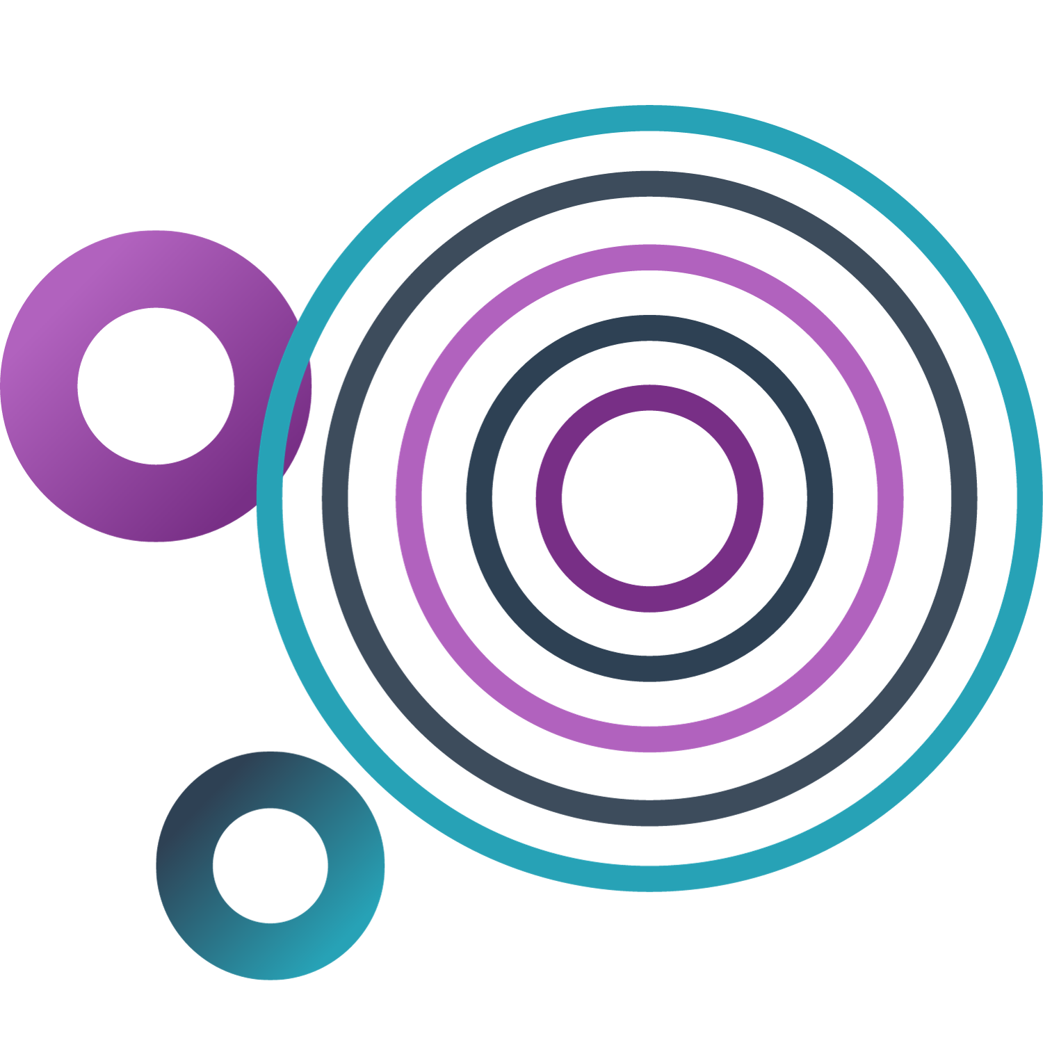 circles connecting - right