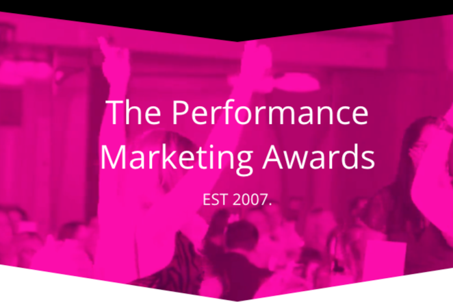 Text reads, "The Performance Marketing Awards."