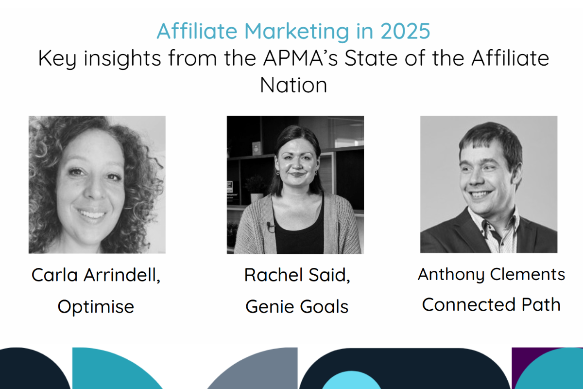 State of the Nation 2025 - Webinar from the APMA. Pictures of the three panellists.